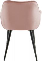 4er Set Stuhl Tanna Samt pink 