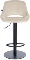 2er Set Barhocker HD Milet B Samt creme 