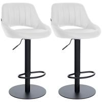 2er Set Barhocker HD Milet B Kunstleder weiß 2er Set Barhocker HD Milet B Kunstleder weiß