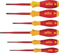 Schraubendrehersatz 3201 K601 6-tlg.Schlitz/PH/+-(SL/PZD) slim fix VDE WIHA