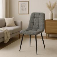 Esszimmerstuhl Antibes Cord grau