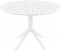 Tisch Sky rund 105 cm weiß 