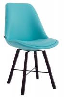 Besucherstuhl Caen Cappuccino blau