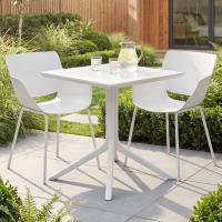 Gartenmöbel-Set Lirra mit 2 Stühlen weiß Gartenmöbel-Set Lirra mit 2 Stühlen weiß