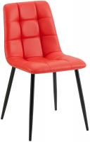 Esszimmerstuhl Antibes Kunstleder rot 