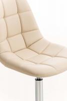 Stuhl Emil Kunstleder creme 