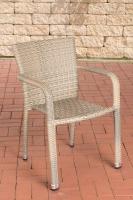 Polyrattan Stuhl Leonie natura