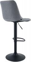 Barhocker Mapun Stoff grau 