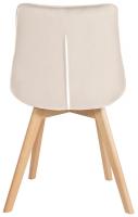 Stuhl Brook Samt creme 