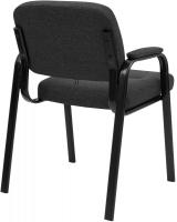 Besucherstuhl Rheon Stoff grau 
