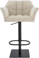 Barhocker Damaso B Cord creme 