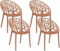 4er Set Stuhl Hope terracotta