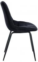 Stuhl Tom Stoff schwarz 