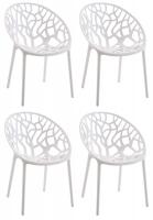 4er Set Stuhl Hope weiß