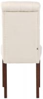 2er Set Esszimmerstühle Lisburn Stoff creme 