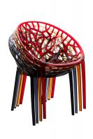 Stapelstuhl CRYSTAL grau 