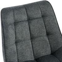 Stuhl Colby Stoff dunkelgrau 