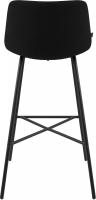 Barhocker Altona Stoff schwarz 