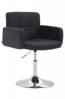 Lounger Los Angeles Stoff schwarz 