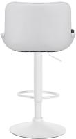 2er Set Barhocker Vonore Kunstleder weiß weiß 