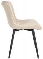 2er Set Stühle Largo Kunstleder creme 