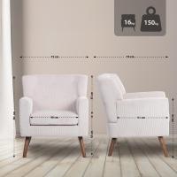 Sessel Kioni Cord creme Sessel Kioni Cord creme