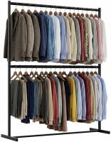 Kleiderständer Helga 150x185 cm schwarz