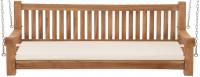 Schaukelbank Joyce mit Sitzkissen 180 cm + teak creme Schaukelbank Joyce mit Sitzkissen 180 cm + teak creme