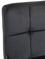 2er Set Barhocker Peru Samt weiß schwarz 