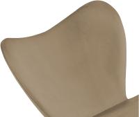 2er Set Esszimmerstuhl Maika Samt taupe 