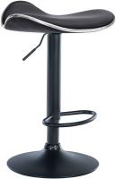 Barhocker Shanghai Kunstleder schwarz schwarz