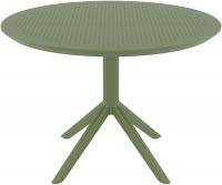 Tisch Sky rund 105 cm oliv 