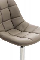 2er Set Stühle Emil Kunstleder taupe 