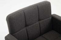 Lounger Los Angeles Stoff dunkelgrau 