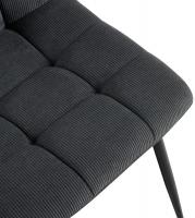 Esszimmerstuhl Antibes Cord schwarz 