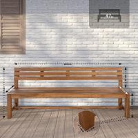 Teakbank Augusta 220 cm teak Teakbank Augusta 220 cm teak