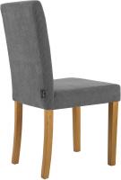 2er Set Esszimmerstuhl Ina Cord antik hell grau 