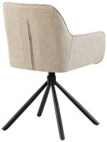 Stuhl Tipton Stoff taupe 