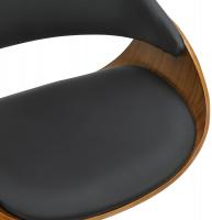 Bürostuhl Sorrento Kunstleder walnuss/schwarz 