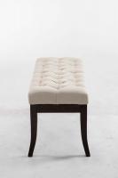 Sitzbank Ramses Stoff antik-dunkel 100 creme 