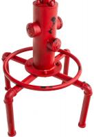 2er Set Barhocker Lumos Vintage Kunstleder rot braun 