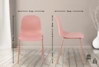 2er Set Stuhl Hardin pink 