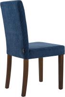 2er Set Esszimmerstuhl Ina Cord antik dunkel blau