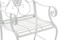 2er Set Gartenstühle Punjab weiß 