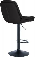 Barhocker Laurel Stoff schwarz schwarz 