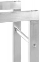 Kaminholzständer Keri V2 25x80x150 cm edelstahl 