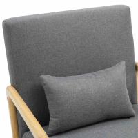 Sessel Hibbing Stoff hellgrau 