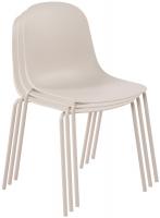 2er Set Stuhl Hardin hellgrau 