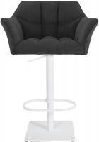 Barhocker Damaso W Cord dunkelgrau 