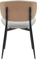 Besucherstuhl Enid Stoff natura/creme 